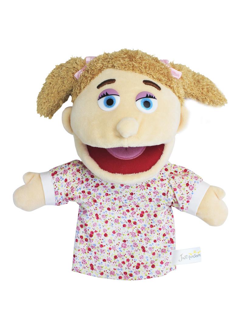 general 1 Pcs Children's Puzzle Plush Toy Doll Kindergarten Storytelling Hand Puppet Daughter 30cm