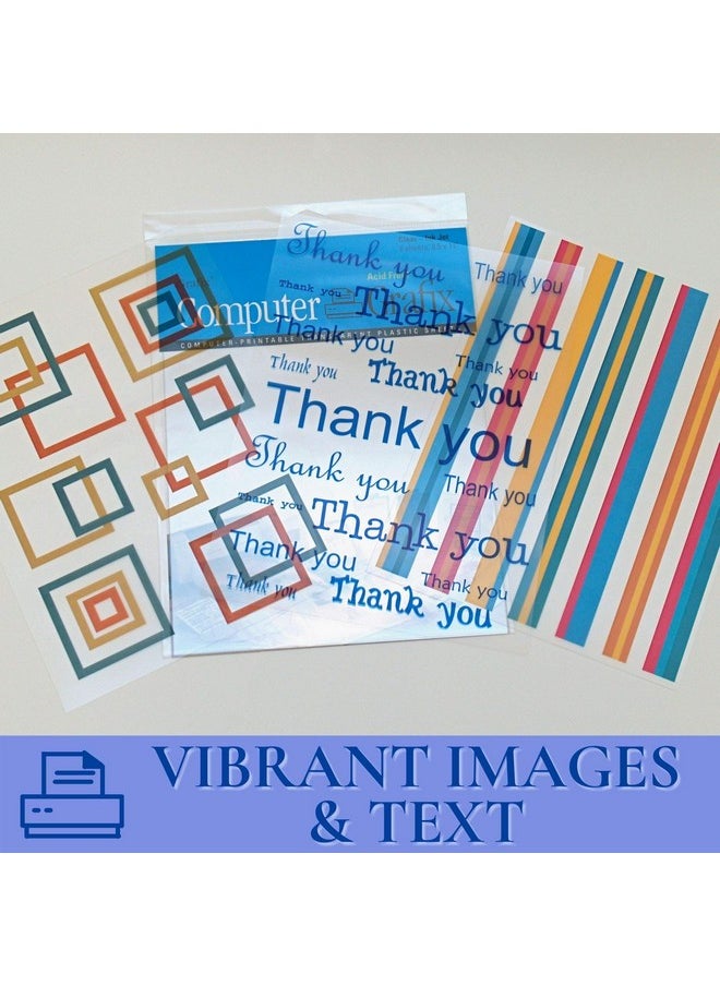 Grafix Kcai811-6 Clear Adhesive Inkjet Print Film For Creating Custom Overlays, Journals, Window Effects, Stickers, Photos, Jewelry And More, Clear, 8.5" X 11", Pack Of 6  - Image 4