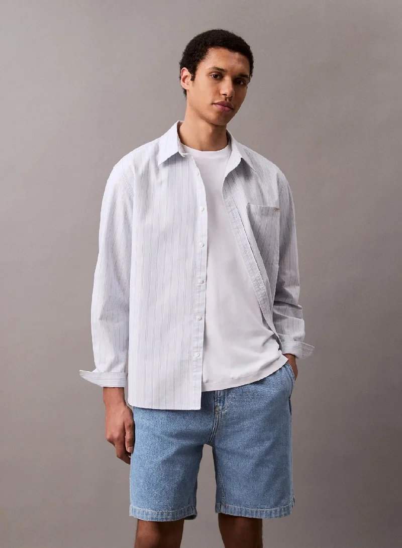 Calvin Klein Jeans Relaxed Pull On Denim Shorts