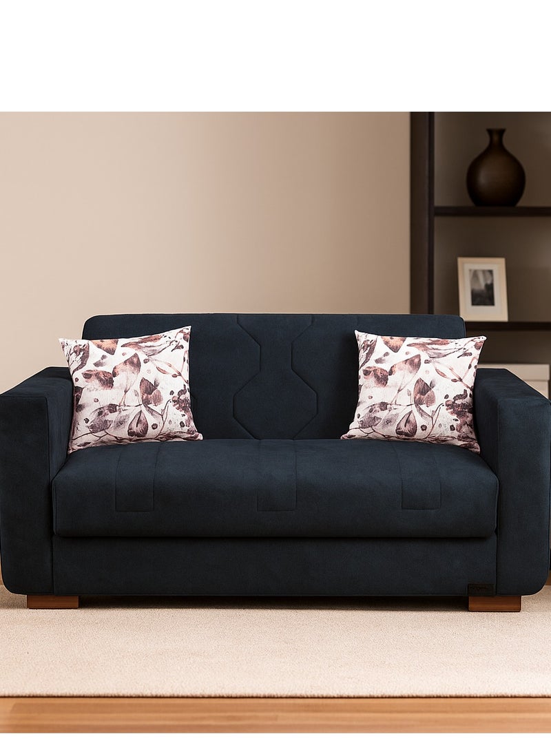 ألدورا - صوفا بد 2 مقعد -  جلاكسي كحلي - Image 1