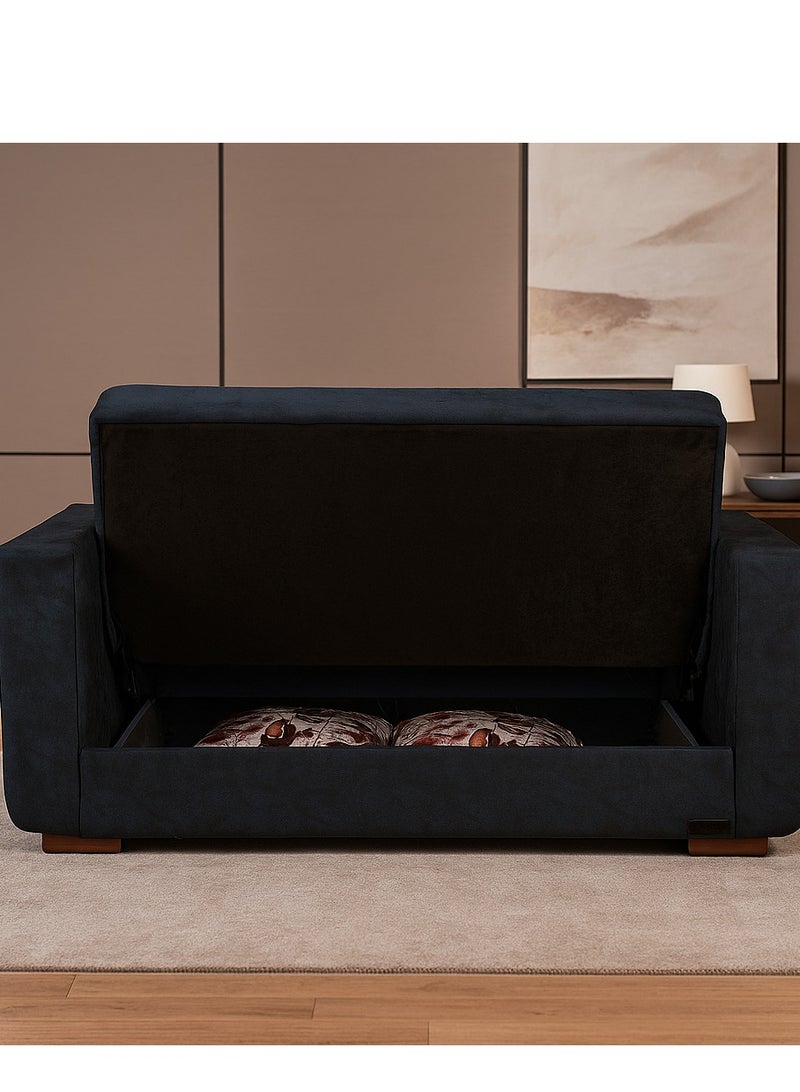 ألدورا - صوفا بد 2 مقعد -  جلاكسي كحلي - Image 3