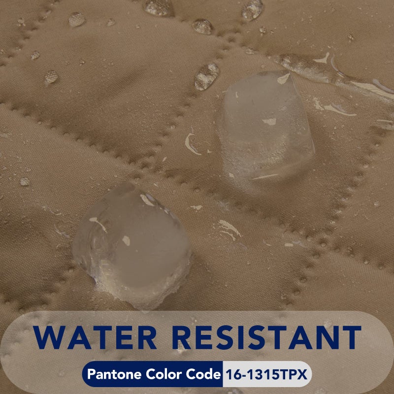 PureFit غطاء أريكة ثلاثي المقاعد 100% مقاوم للماء غير قابل للانزلاق واقي مفروشات مبطن للحيوانات الأليفة والأطفال بني جمل 66 بوصة - Image 4