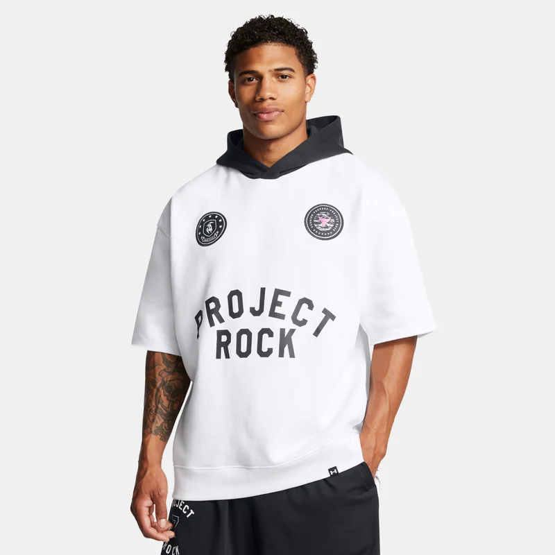 UNDER ARMOUR Men's Project Rock Icon Badge of Honor Hoodie