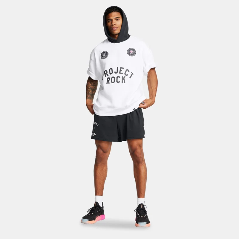 UNDER ARMOUR Men's Project Rock Icon Badge of Honor Hoodie