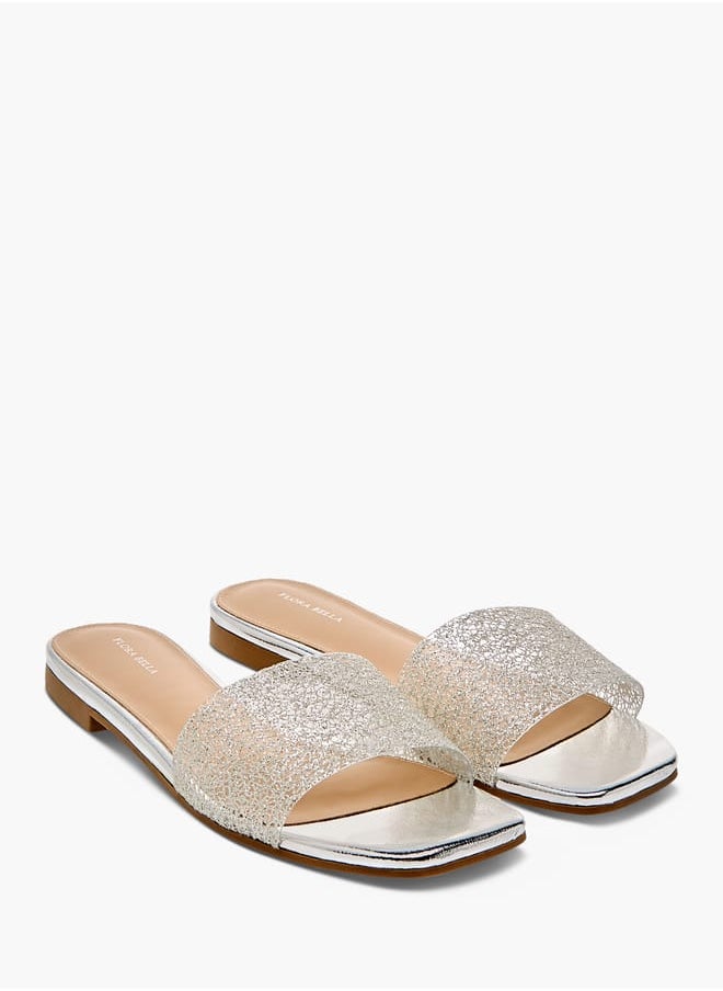 Flora Bella By Shoexpress Women Embellished Slip-On Sandals  - Image 1