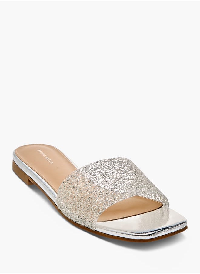 Flora Bella By Shoexpress Women Embellished Slip-On Sandals  - Image 2