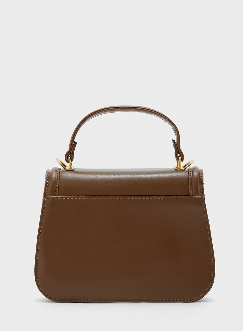 ELLA Buckle Detail Mini Handbag