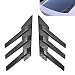 MOXRUQ 2 PCS Car Rear Window Air Knife Shaped Decals Louvers Decorative Sticker Racing Style Fender Decal Automotive Upgrade Modification Decorative Accessories Carbon Fiber - Image 2
