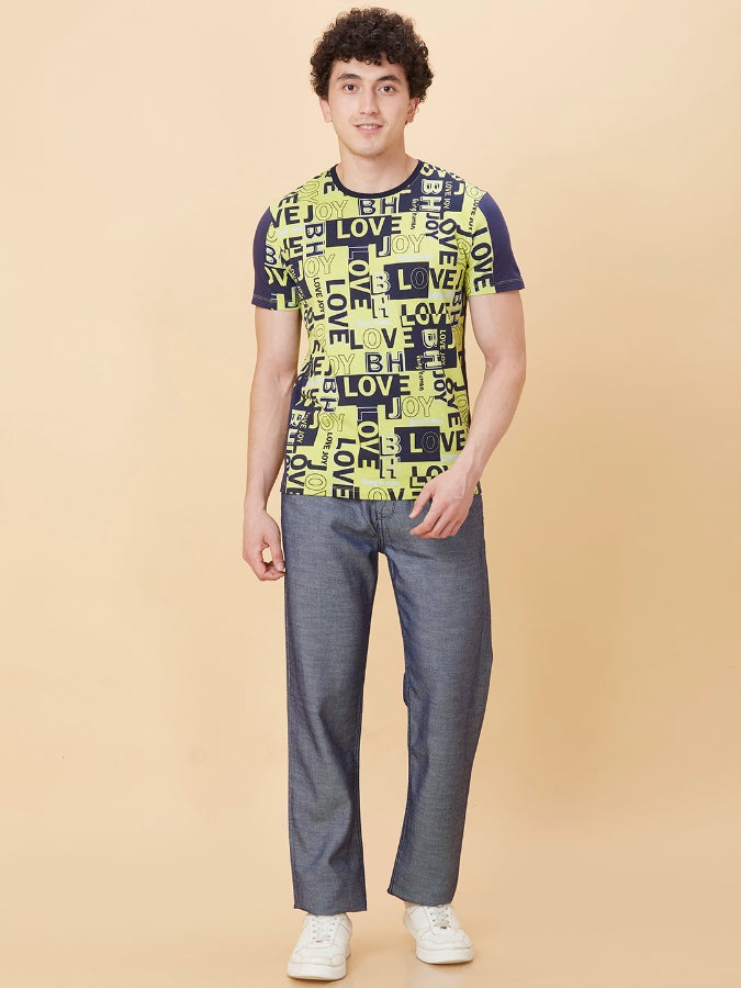 Being Human تي شيرت بولو جرافيك مطبوع للرجال من بين إنسان - Image 2