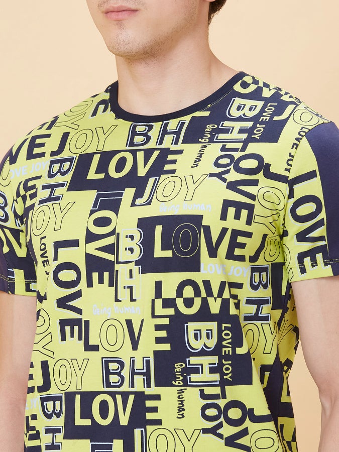 Being Human تي شيرت بولو جرافيك مطبوع للرجال من بين إنسان - Image 5