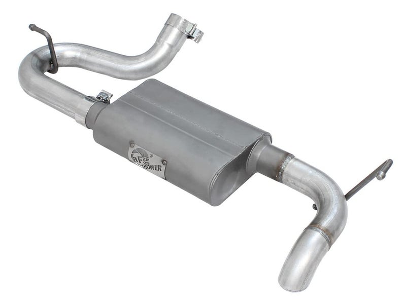 aFe 4908046 Scorpion 212 Aluminized HiTuck AxleBack Exhaust System for Jeep Wrangler JK V63836L Engine