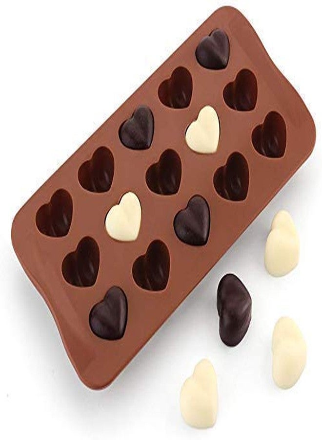 Barasti Heart Shape Silicone Chocolate Mould Candy Mold Baking Tool for Cake Chocolate Candy Ice Jelly Reusable Bakeware Mold for Cake Decorating Dessert Making - Image 4