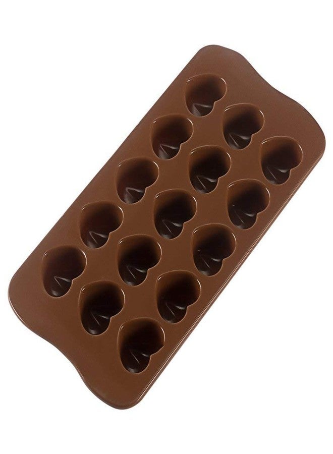 Barasti Heart Shape Silicone Chocolate Mould Candy Mold Baking Tool for Cake Chocolate Candy Ice Jelly Reusable Bakeware Mold for Cake Decorating Dessert Making - Image 2