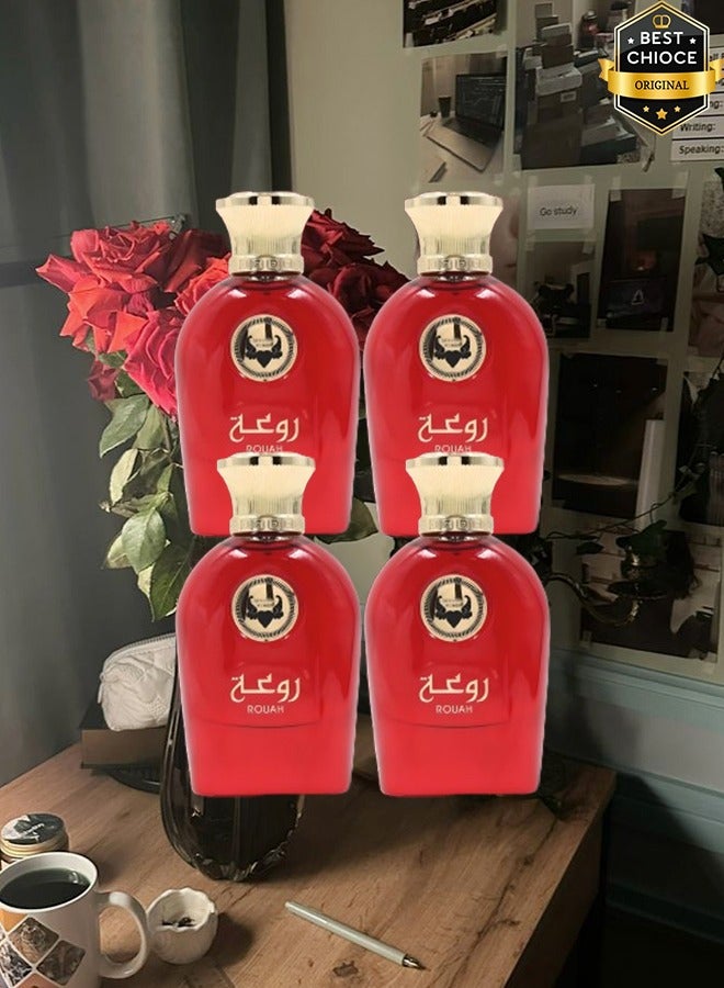 Heart 4 Pieces Rouah Perfume 100ml EDP - Image 1