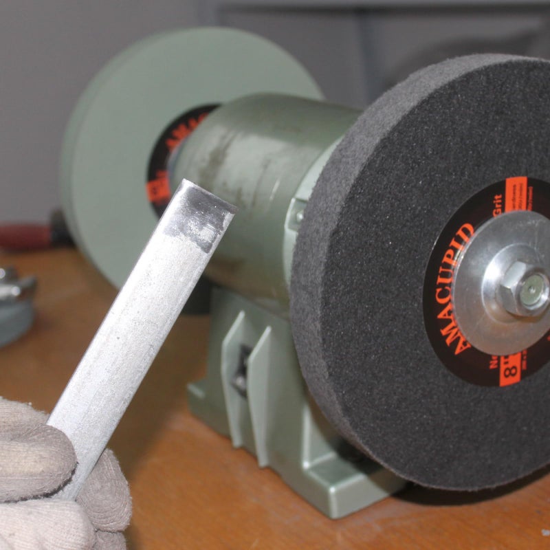 AmaCupid Deburring Wheels, Nylon Fiber Buffing Wheel 8 inch 9P Hardness. Polishing Stainless Steel, etc. Silicon Carbide Abrasive. for Bench Grinder Polishing Machine. 5/8 inch Arbor, 180 Grit - Image 2