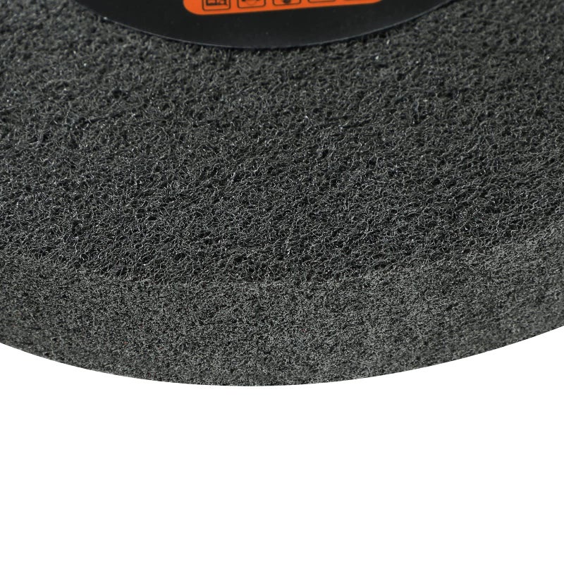 AmaCupid Deburring Wheels, Nylon Fiber Buffing Wheel 8 inch 9P Hardness. Polishing Stainless Steel, etc. Silicon Carbide Abrasive. for Bench Grinder Polishing Machine. 5/8 inch Arbor, 180 Grit - Image 5