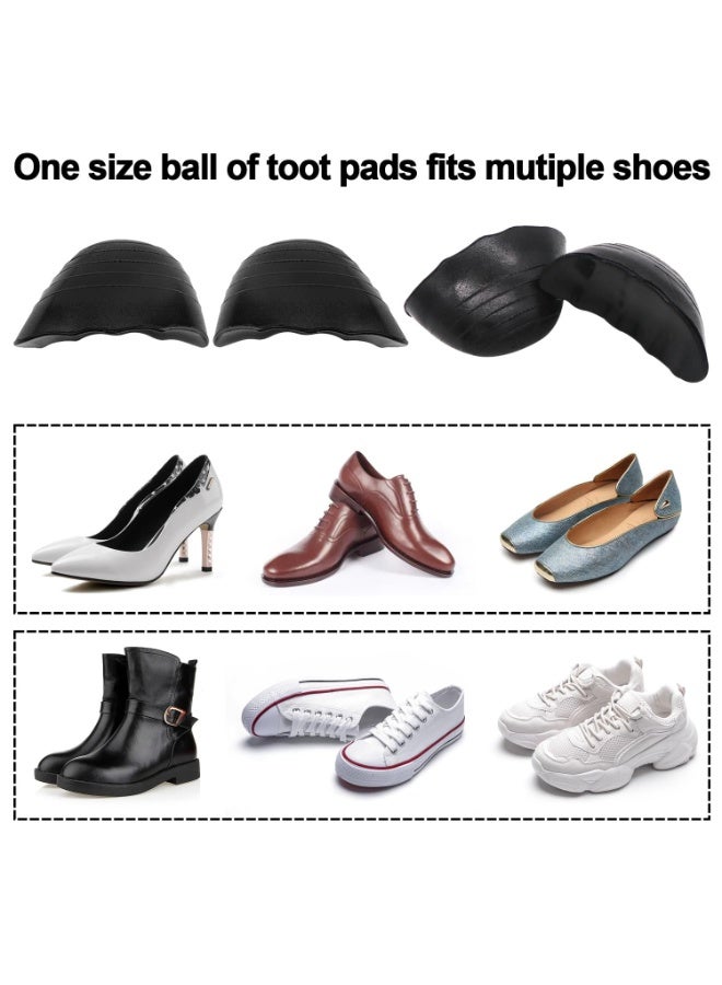 RTYY 6 Pcs Shoe Filler Inserts，Toe Inserts for Shoes Too Big，Soft Memory Foam Toe Cushion Inserts to Make Big Shoes Fit Tighter, Preventing foot deformation，Men & Women Shoe Size Reducer for Sneakers High Heels Boots Flats - Image 5