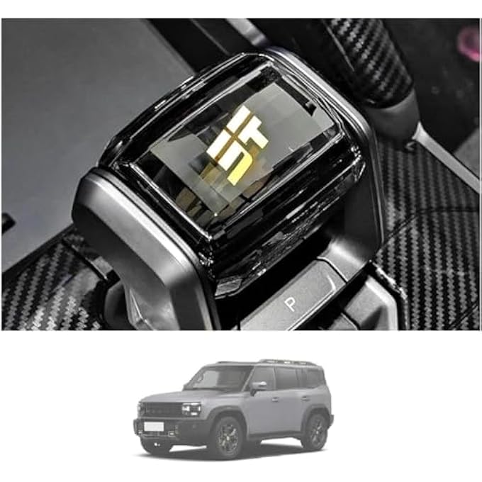 ريحني رأس ناقل حركة كريستال تعديل مع أضواء متعددة متوافقة مع ملحقات JETOUR T2 الداخلية - Image 3