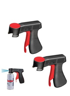 Spray Can Trigger Grip Handle, 2 Pcs Spray Can Aerosol Trigger Gun Grip, Instantly Converts Spray Cans into Airbrush, Universal Spray Gun Tool Holder for Paint Sprays Adaptor