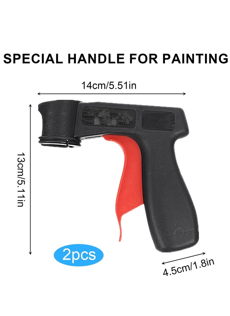 Generic - Spray Can Trigger Grip Handle, 2 Pcs Spray Can Aerosol Trigger Gun Grip, Instantly Converts Spray Cans into Airbrush, Universal Spray Gun Tool Holder for Paint Sprays Adaptor - Image 1