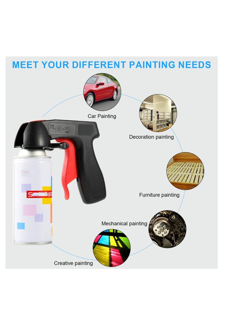 Generic - Spray Can Trigger Grip Handle, 2 Pcs Spray Can Aerosol Trigger Gun Grip, Instantly Converts Spray Cans into Airbrush, Universal Spray Gun Tool Holder for Paint Sprays Adaptor - Image 1