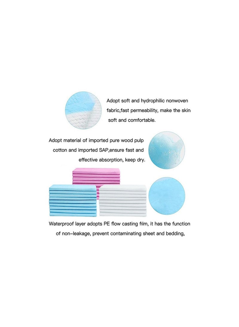MamyPoko Disposable Changing Mats, 90 Counts, Soft Waterproof Mat, Portable Leak Proof Changing Mat, New Mom Leak-Proof Under pad, Mattress Table Protector Pad  - Image 3