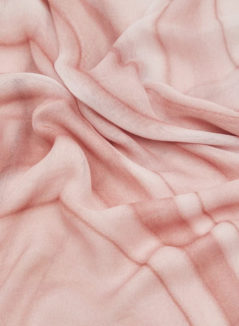 Khizana Pink Tie Dye Pattern Modest Hijab Headscarf for Women | Best Price UAE