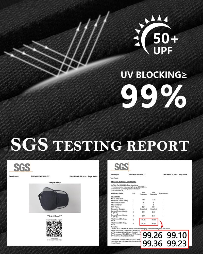 GADIEMKENSD Outdoor Running Hat Men's Cooling UPF50+ Womens Baseball Cap Sport Mesh Sun Hat Trucker Dad Hats Quick Dry Breathable Unstructured for Summer Camping Fishing Hiking Improved Dark Gray L - Image 2