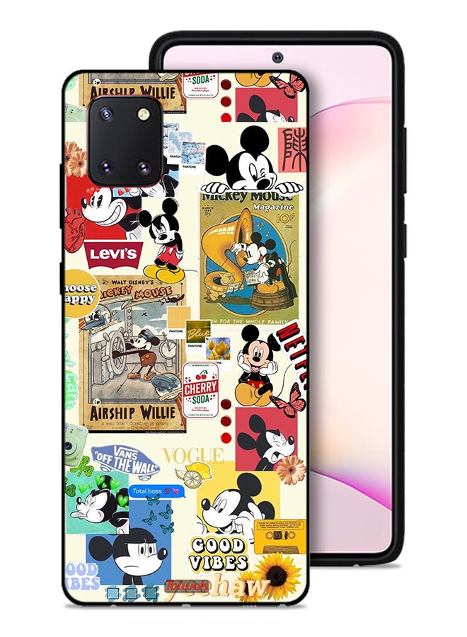 Tolwak Samsung Galaxy Note 10 Lite Protective Case Cover Chose Happy And Stickers - Image 1