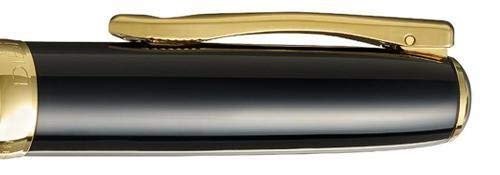 Diplomat Excellence A2 Trim Fountain Pen with Steel Fine Nib - Black Lacquer/Gold - Image 4