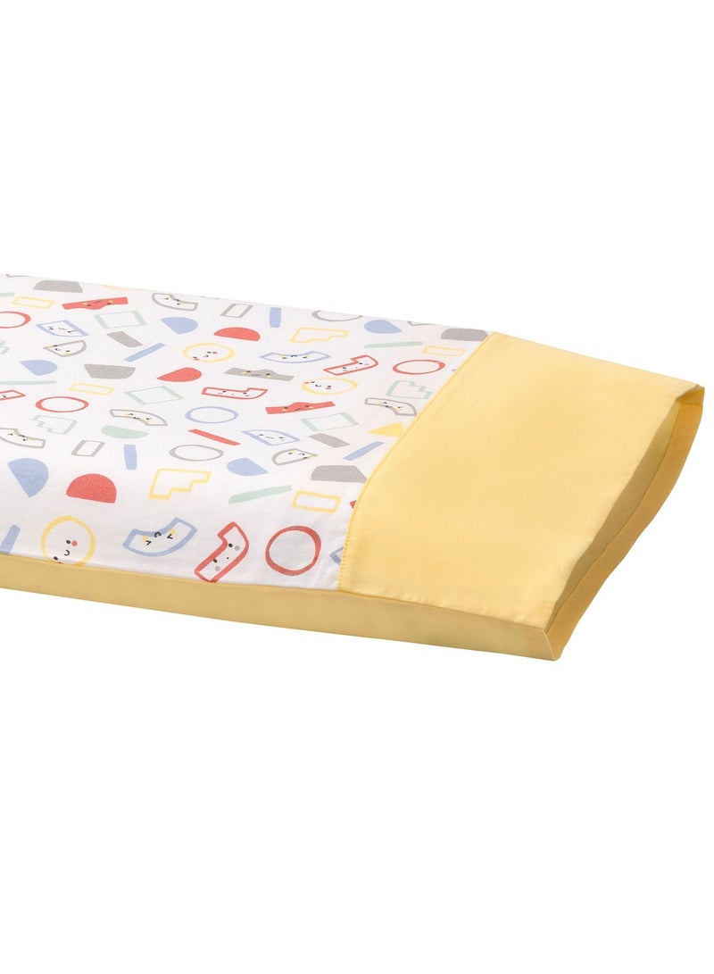 Clevamama ClevaFoam Baby Pillow Case - Grey/Yellow - Image 2