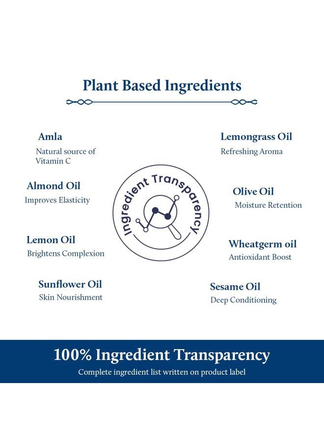 Blue Nectar Ayurvedic Vitamin C Face Serum for Dark Spot Correction and Glowing Skin | Hyaluronic Acid Serum with Plant-Based Vitamin C (9 Herbs, 1 Fl Oz) - Image 4