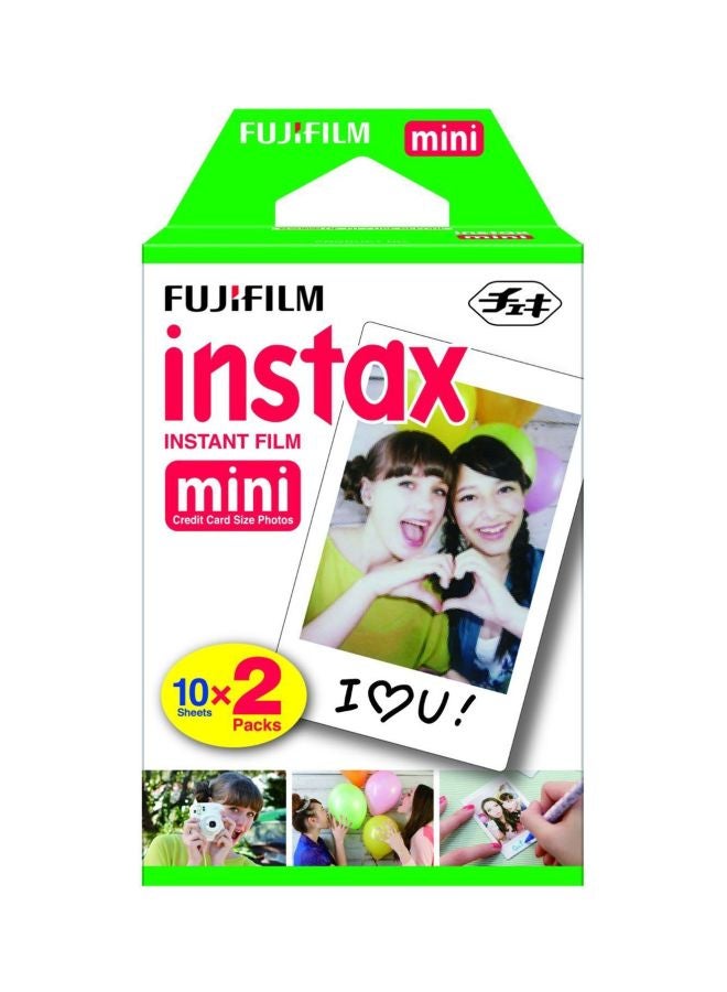 FUJIFILM Pack Of 2 Mini Instant Photography Film White - Image 2