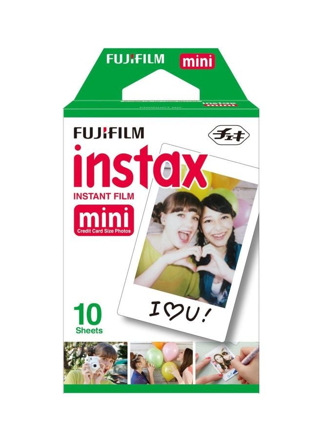 FUJIFILM Pack Of 2 Mini Instant Photography Film White - Image 1