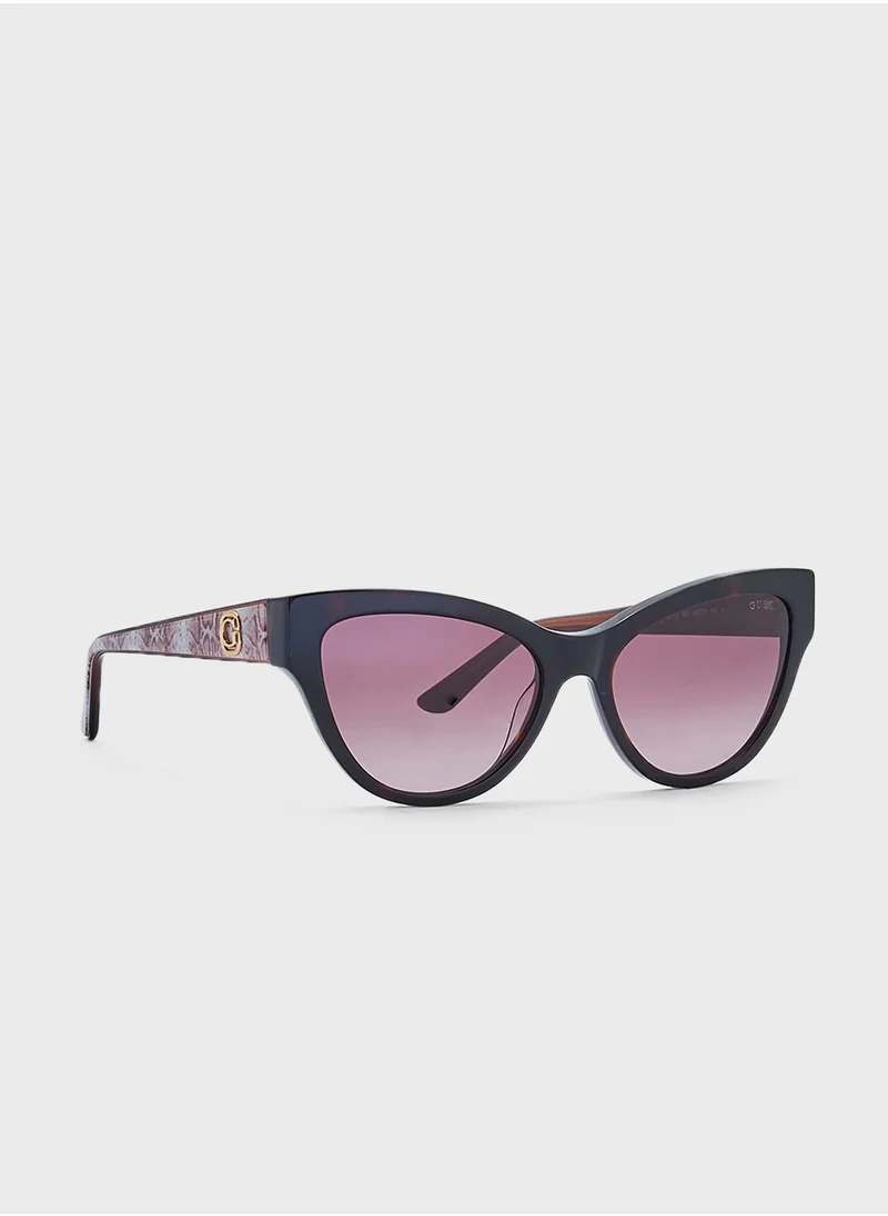 جس Uv-Protected Cateye Sunglasses