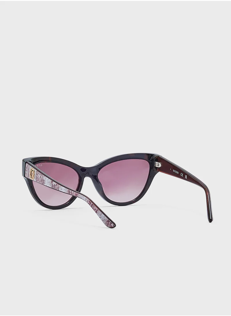 جس Uv-Protected Cateye Sunglasses