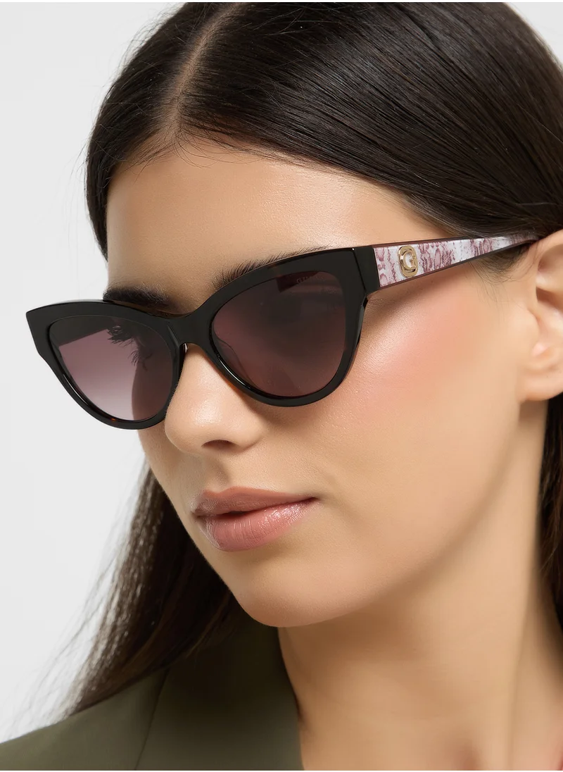 جس Uv-Protected Cateye Sunglasses