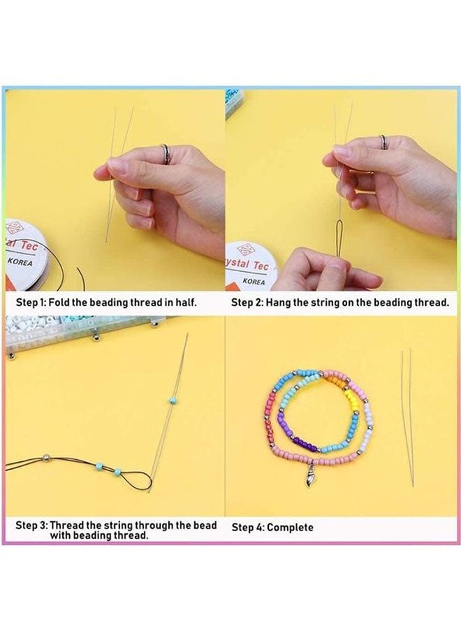 Glass Seed And Alphabet Letter Beads Art Starter Kit For Kids -Assorted - Image 4