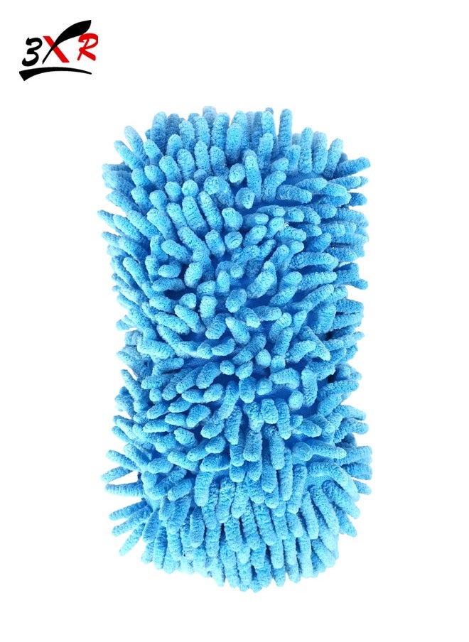 3XR - 3XR Microfiber fiber Cleaning Sponge Car Washing Scrubber Sponge For Car Cleaning - Image 1