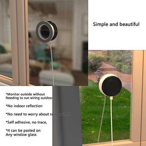 Teccle Window Mount for Yi Smart Home Camera, Through Window Use Yi Home Camera, No Indoor Reflections (2 Pack) - Image 3