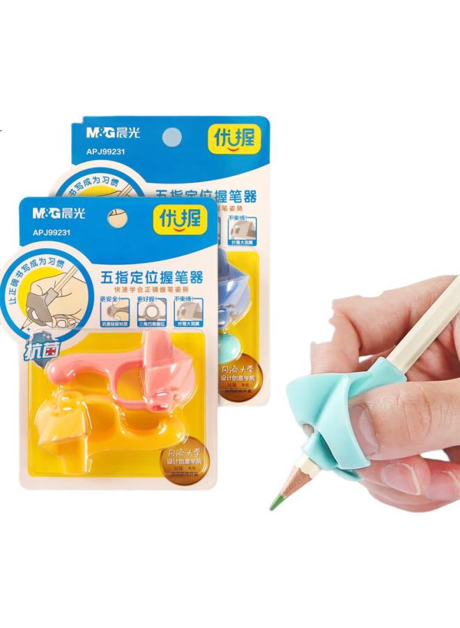 M.G M&G Stationery, Elementary School Student Handwriting Correction, Children'S Grip Correction, Kindergarten Baby Writing Practice, Five-Finger Grip Corrector, Posture Correction Device, Antibacterial Set, Apj99231 - Image 1