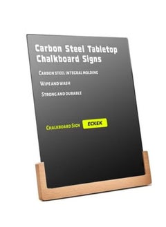 Eckek Eckek  Chalkboard Sign Tabletop Chalkboard Signs with Base Stand Carbon Steel Menu Chalkboard Stand,Message Board for Shop, Restaurant, Home Decoration  - Image 1