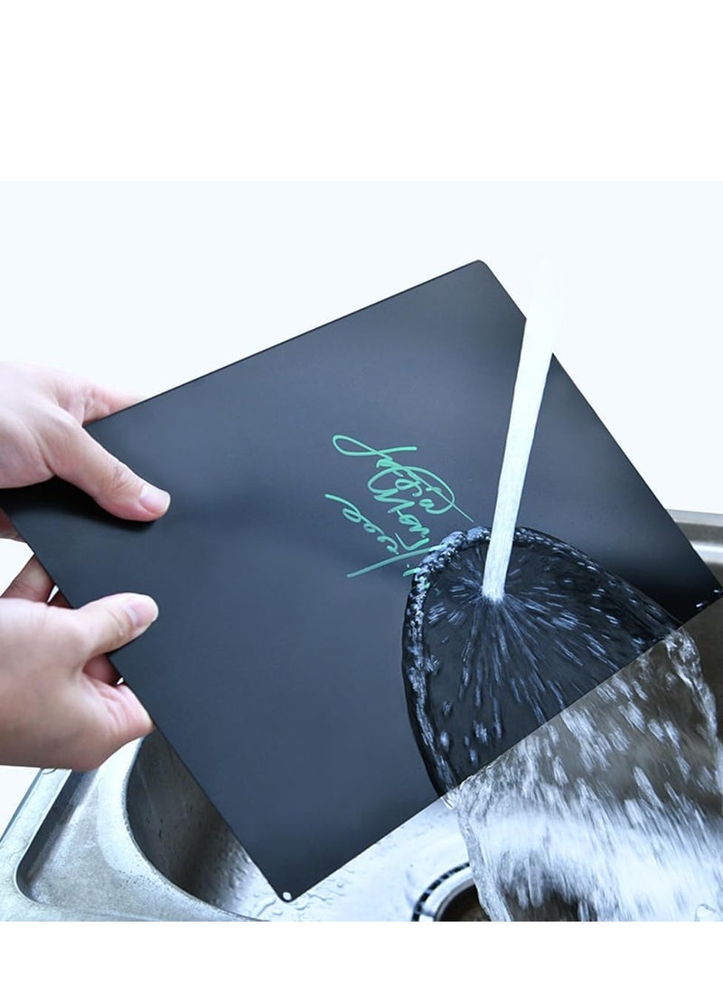 Eckek Chalkboard Sign Tabletop Chalkboard Signs with Base Stand Carbon Steel Menu Chalkboard Stand,Message Board for Shop, Restaurant, Home Decoration - Image 3