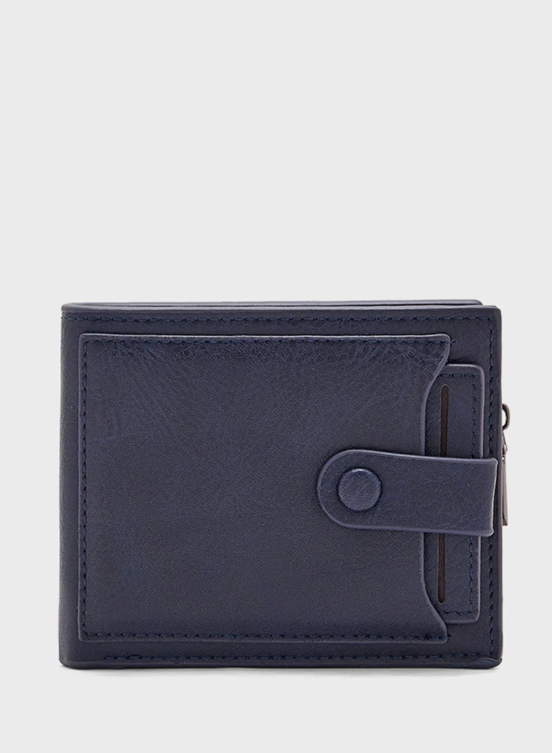 روبرت وود Bi -Fold Wallet With Credit Card Holder