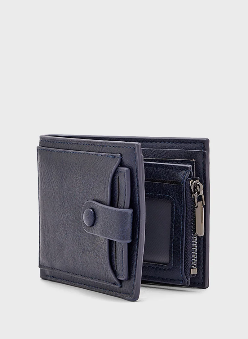 روبرت وود Bi -Fold Wallet With Credit Card Holder