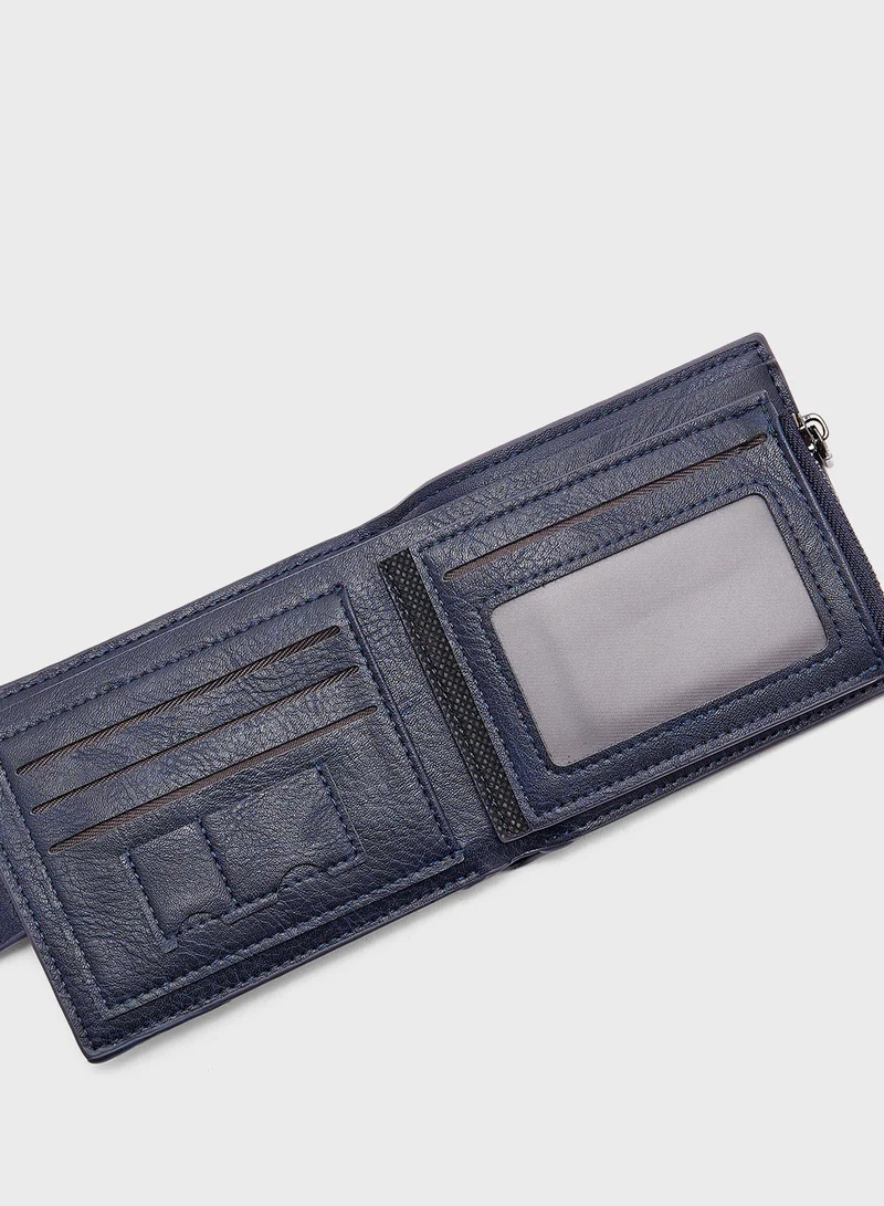 روبرت وود Bi -Fold Wallet With Credit Card Holder