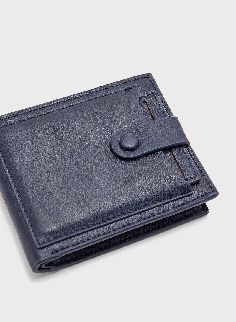 روبرت وود Bi -Fold Wallet With Credit Card Holder