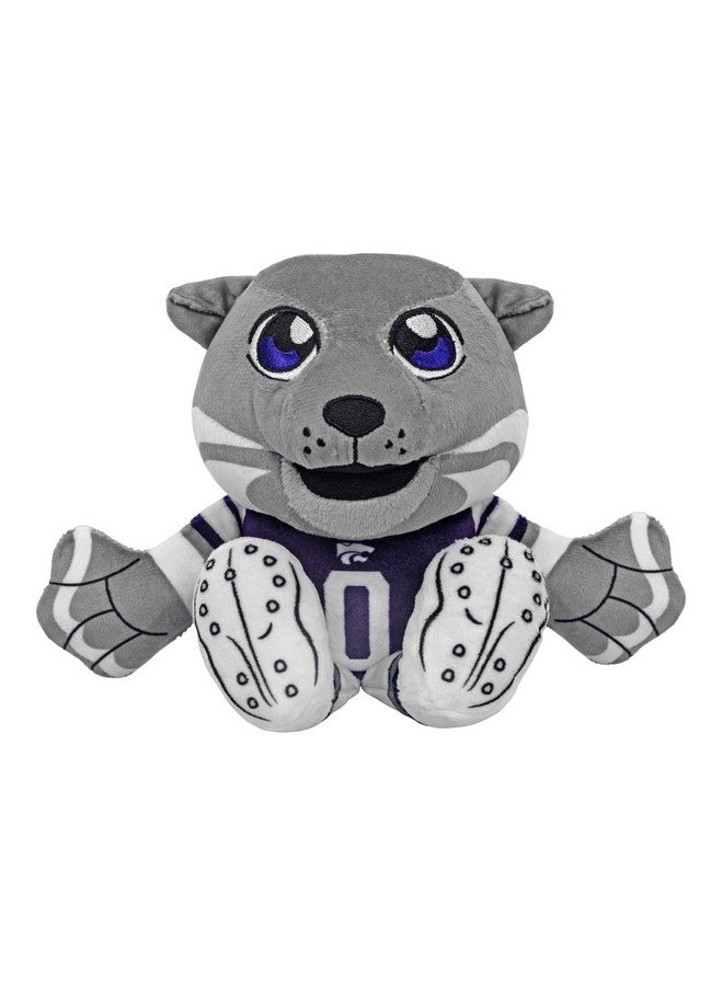 Bleacher Creatures Kansas State Wildcats Willie The Wildcat 8" NCAA Mascot Kuricha Sitting Plush - Soft Chibi Inspired Mascot - Image 1