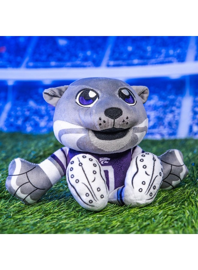 Bleacher Creatures Kansas State Wildcats Willie The Wildcat 8" NCAA Mascot Kuricha Sitting Plush - Soft Chibi Inspired Mascot - Image 4
