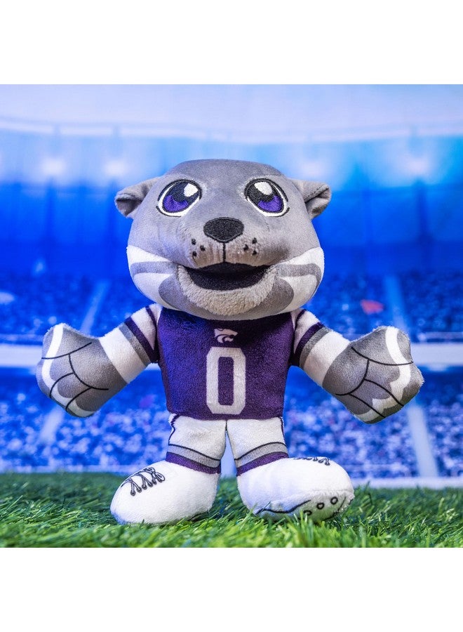 Bleacher Creatures Kansas State Wildcats Willie The Wildcat 8" NCAA Mascot Kuricha Sitting Plush - Soft Chibi Inspired Mascot - Image 2